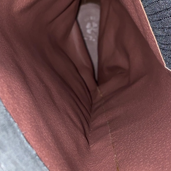 Lucky brand Andria black, tall leather books faux crepe sole gently worn size 10 - Picture 9 of 16